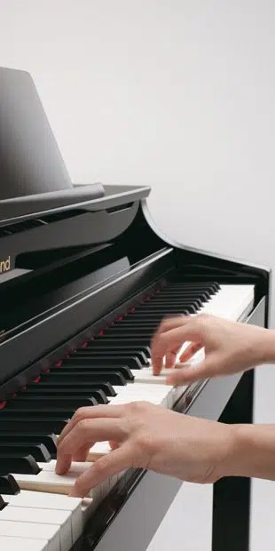 digitale piano spelen