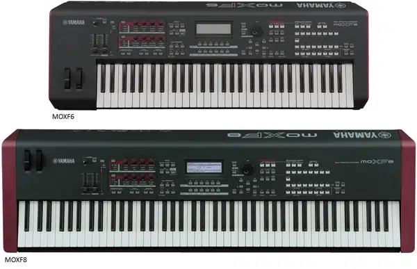 MOXF6-MOXF8 synthesizer keyboard