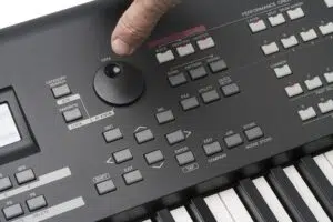Yamaha MOXF review Synthesizer Workstation bedieningspaneel
