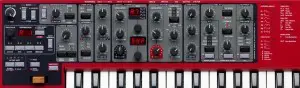 Nord Lead A1 synthesizer console