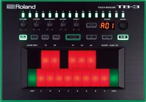Roland TB-3 Review Touch Bassline display