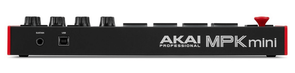 Aansluitingen Display Akai MPK Mini MK3