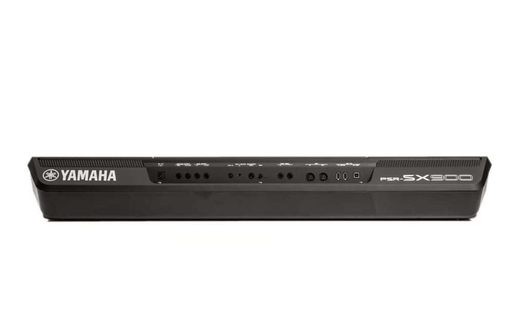 aansluitingen Yamaha PSR-SX900