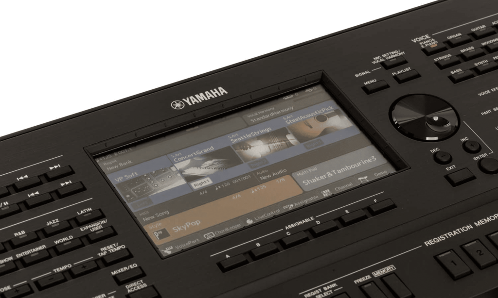 Bedieningspaneel Yamaha PSR-SX900