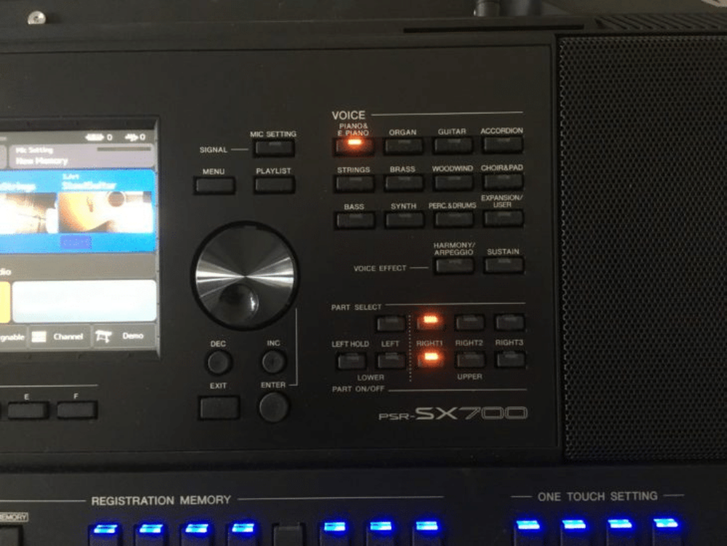 Yamaha PSR-SX700 bediening